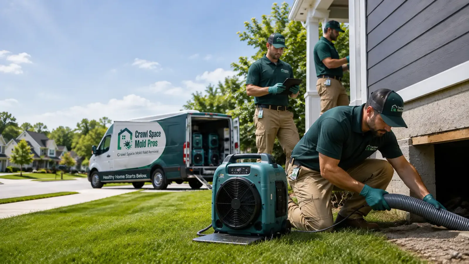 Crawl Space Mold Removal in Pocomoke City, MD
